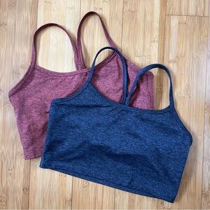 AERIE Longline Sports Bra - L - set of 2